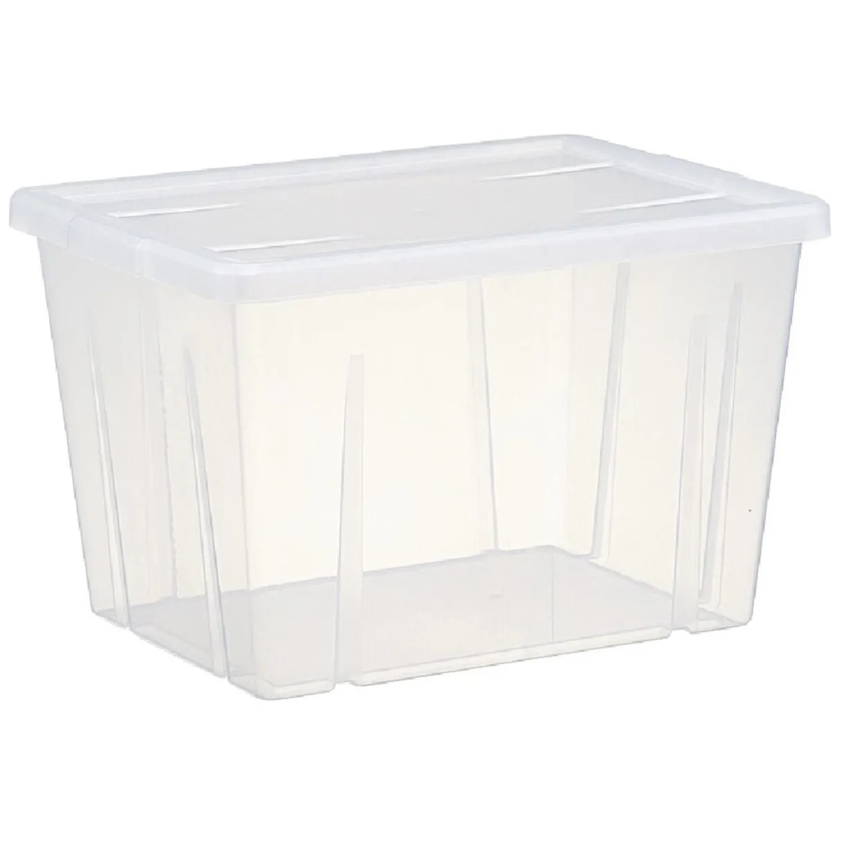 Boîte de rangement transparente avec couvercle 18,8L < Gifi Hot