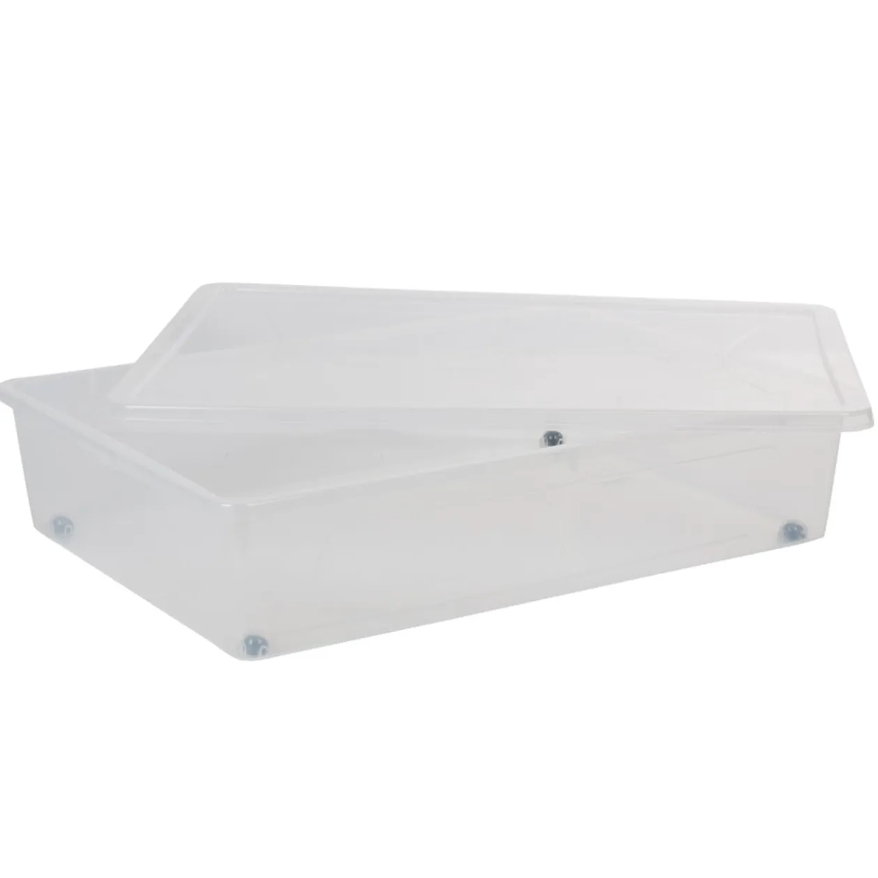 Boîte de rangement transparente 55 L
