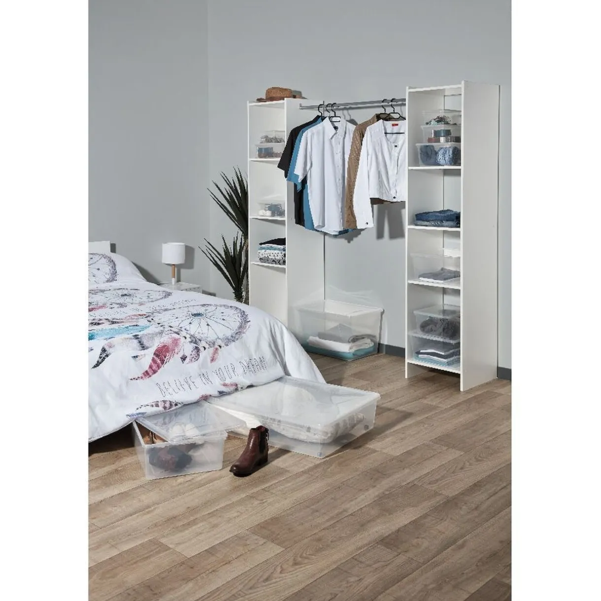 Boîte de rangement transparente 5 L < Gifi Sale