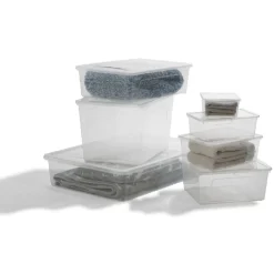 Boîte de rangement transparente 2 L < Gifi Outlet