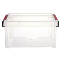 Boîte de rangement transparent avec fermeture à clips 5L < Gifi Hot
