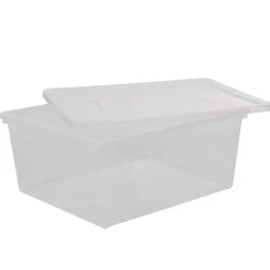 Boîte de rangement transparente 18 L