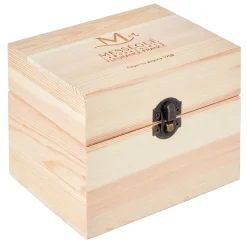Boîte de rangment pour huiles essentielles bois naturel