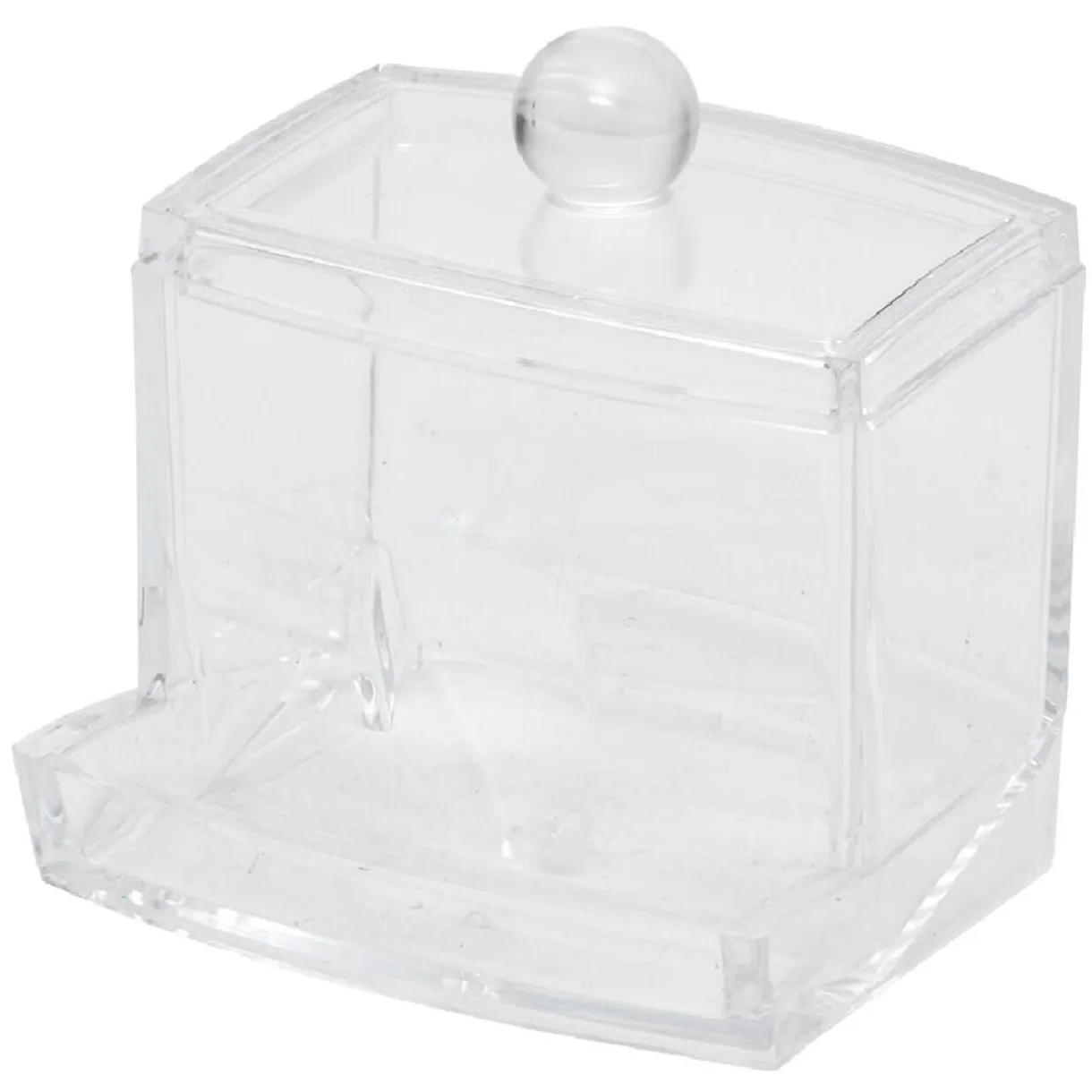 Boîte distributeur à coton tige transparent < Gifi Best