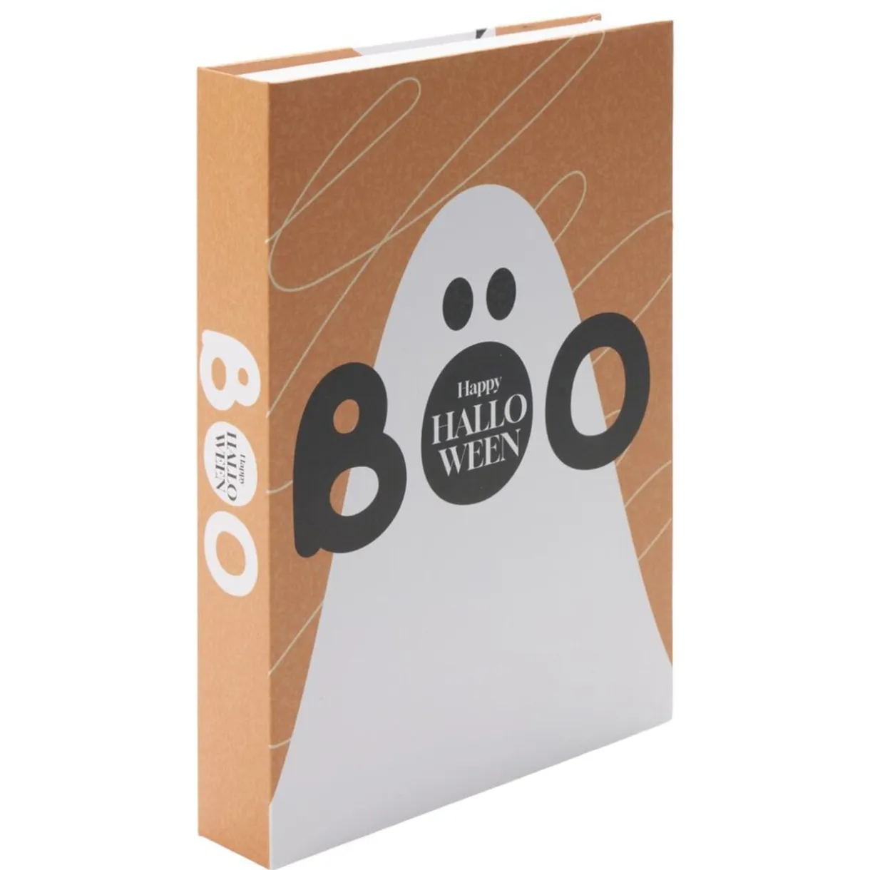 Boîte livre déco Halloween fantôme cute rangement papier carton 18x25xép.3,7 cm < Gifi Discount