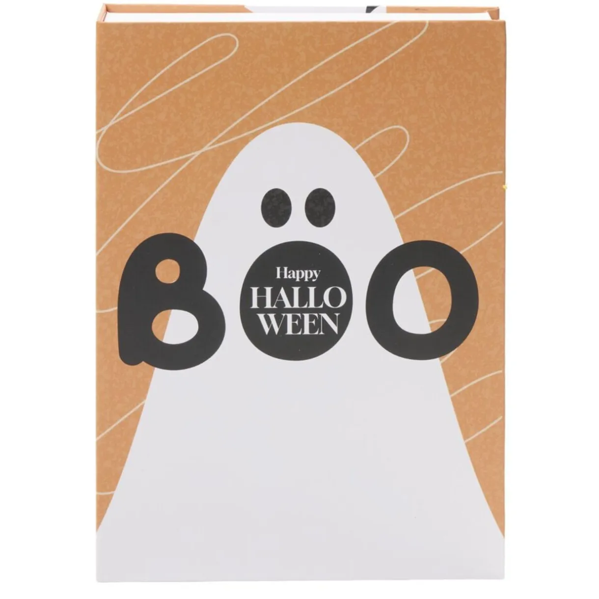 Boîte livre déco Halloween fantôme cute rangement papier carton 18x25xép.3,7 cm < Gifi Discount