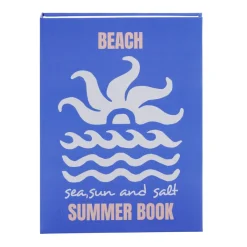 Boîte livre décorative motif bord de mer 16,5x22cm (2 modèles)
