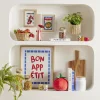 Boîte livre en carton motif cuisine 25x18xÉp4cm (2 modèles)