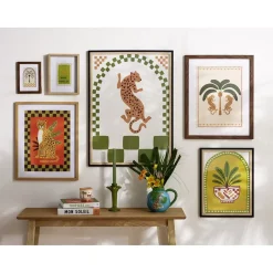 Boîte livre en carton motif tropical 22x16xÉp3cm (2 modèles)