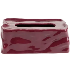 Boîte à mouchoirs en dolomite effet froissé 24x15xH9cm (2 modèles) < Gifi New