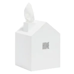 Boîte à mouchoirs maison blanche en bois < Gifi Outlet