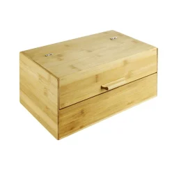 Boîte à pain en bambou 34x19,5xH14cm