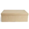Boîte papier beige 28x19x10cm < Gifi Outlet