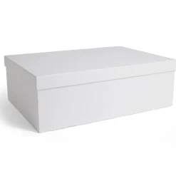 Boîte papier blanc 40x26,5x13cm