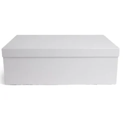 Boîte papier blanc 40x26,5x13cm