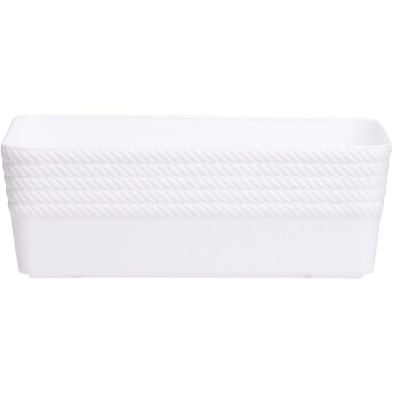 Boîte plastique blanc 20x11xH7cm