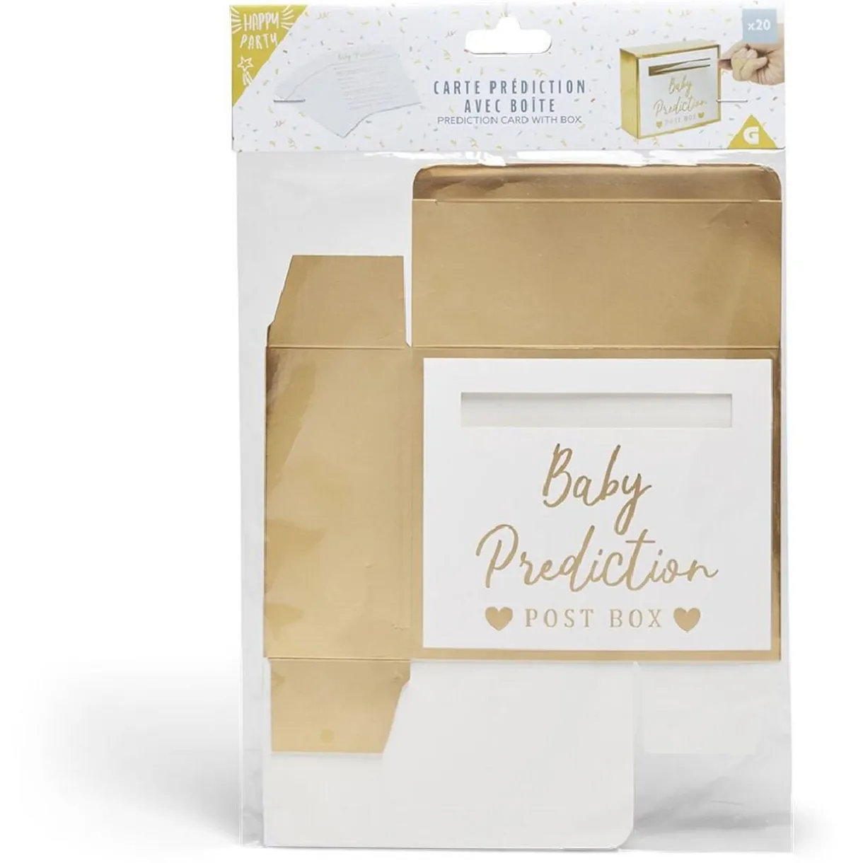 Boîte prédiction bébé carte de pronostic < Gifi