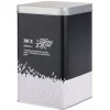 Boîte à riz en métal noir et gris design rice - 10,7x10,7xH.17,5cm < Gifi New