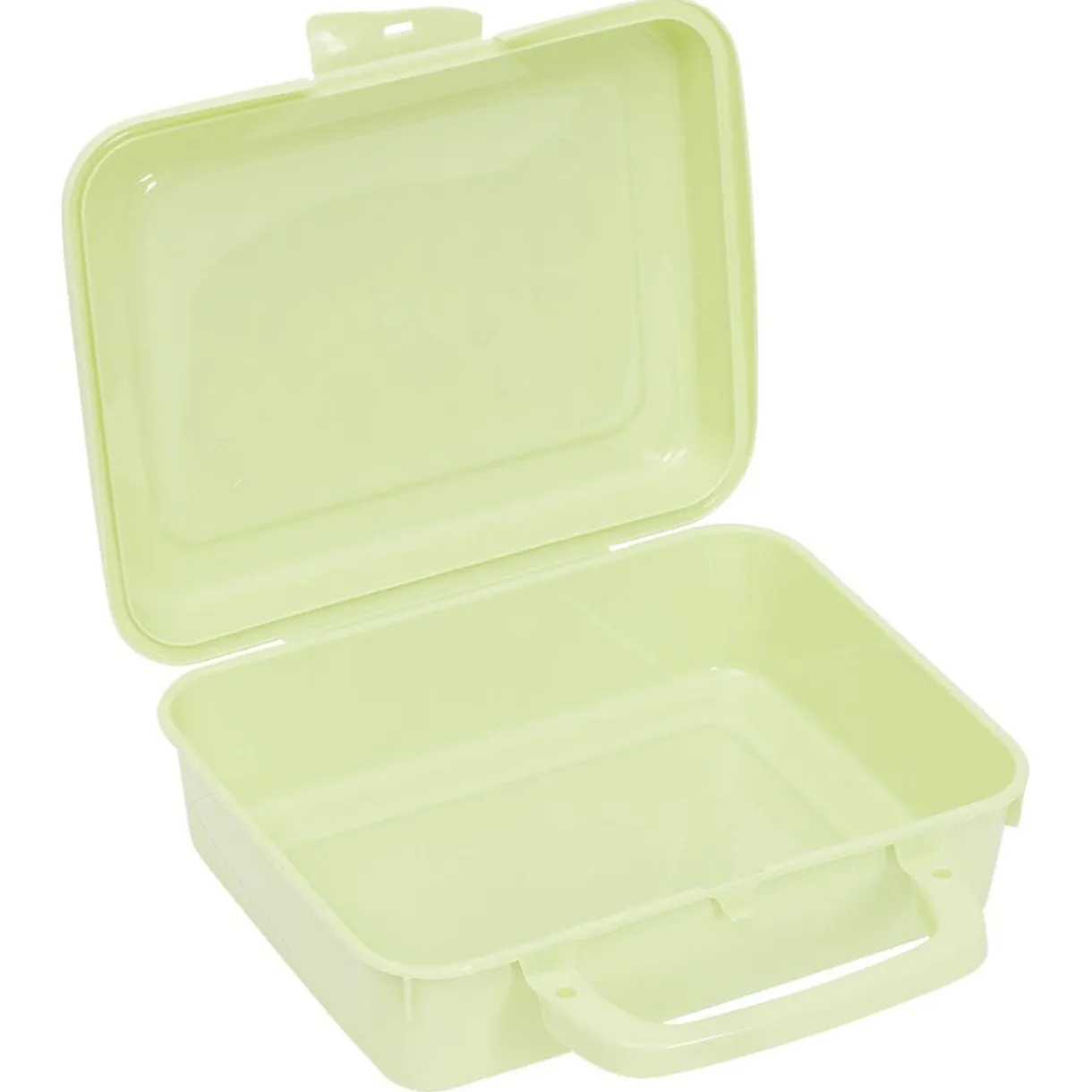 Boîte à sandwich rectangulaire avec anse plastique jaune 16x20xH7cm < Gifi Discount