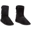 Botte pour enfant fourrée avec un noeud noir brodé à l'arrière T34/35