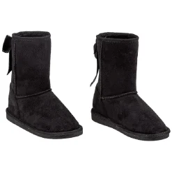Botte pour enfant fourrée avec un noeud noir brodé à l'arrière T32/33 < Gifi Best