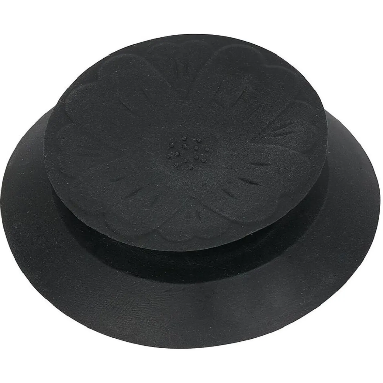 Bouchon d'évier plastique noir
