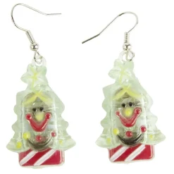 Boucles d'oreille lumineuses 2led
