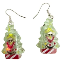 Boucles d'oreille lumineuses 2led
