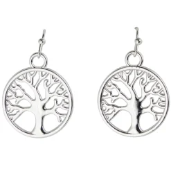 Boucles d'oreilles arbre de vie métal 2xH3,5cm (3 modèles) < Gifi Hot