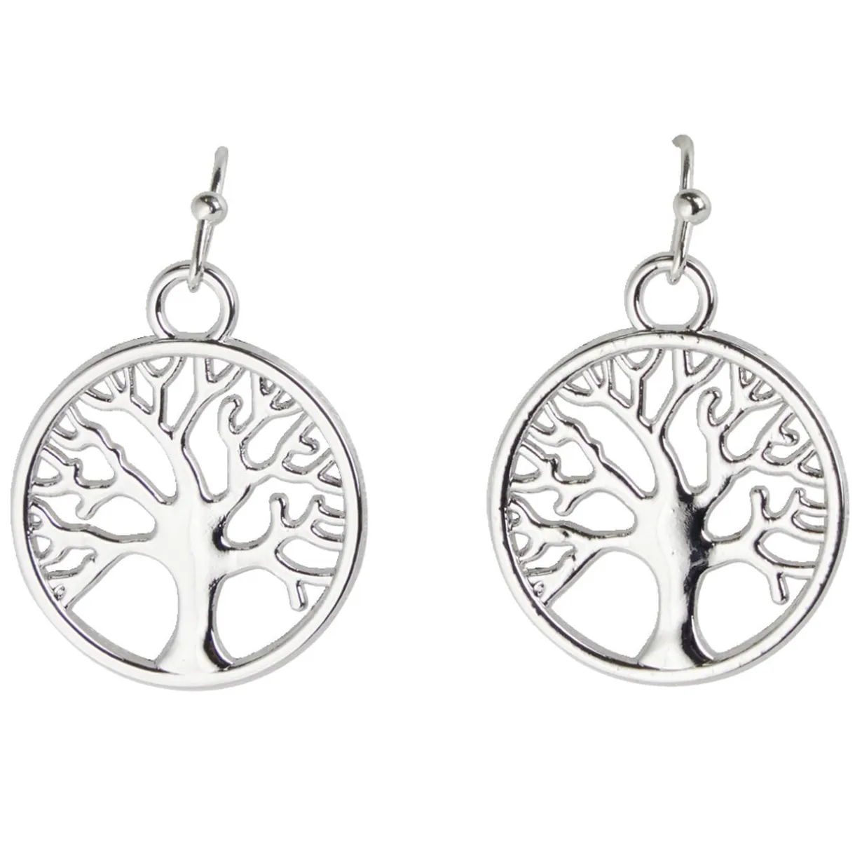 Boucles d'oreilles arbre de vie métal 2xH3,5cm (3 modèles) < Gifi Hot