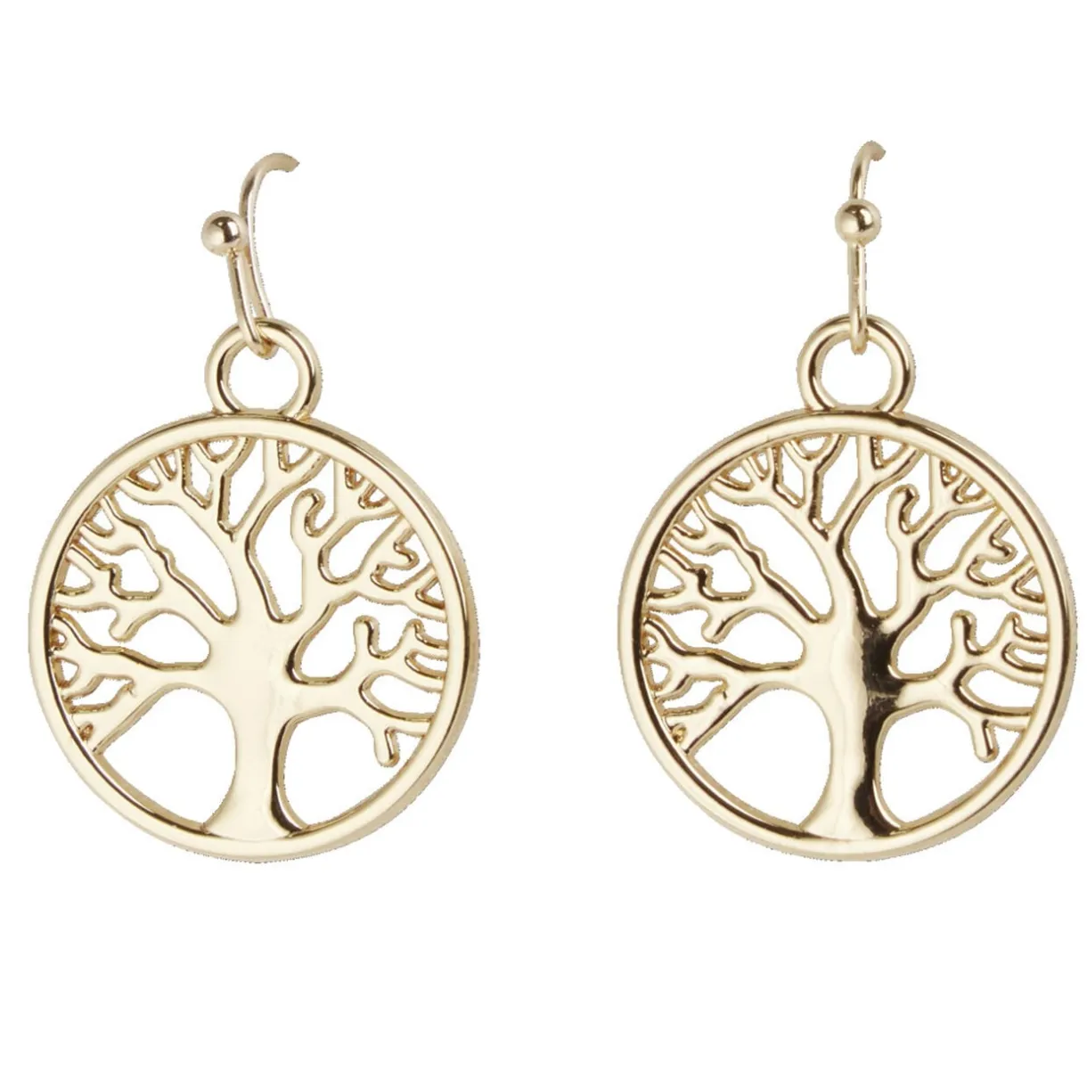 Boucles d'oreilles arbre de vie métal 2xH3,5cm (3 modèles) < Gifi Hot