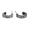 Boucles d'oreilles femme pierre en verre transparent et métal Ø1,5cm (3 modèles) < Gifi Hot