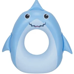 Bouée gonfable requin Squichy plastique bleu Ø60cm < Gifi Outlet