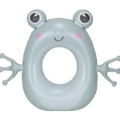 Bouée gonflable grenouille Squichy plastique vert 82x100cm < Gifi