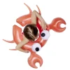 Bouée ronde crabe gros yeux plastique rouge 76x68xH20cm < Gifi New