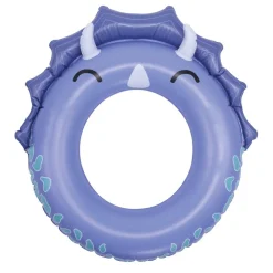 Bouée ronde petit monstre plastique bleu Ø60cm