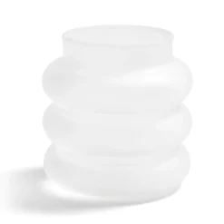 Bougeoir anneau blanc Ø9xH8,5cm < Gifi Online