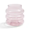 Bougeoir anneau rose clair Ø9xH8,5cm < Gifi Outlet