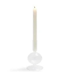 Bougeoir boule chandelier verre incolore Ø8,7xH15cm < Gifi Clearance