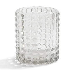 Bougeoir bubble gris Ø7,8cm < Gifi Clearance