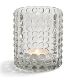 Bougeoir bubble gris Ø7,8cm < Gifi Clearance