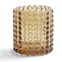 Bougeoir bubble marron Ø7,8cm < Gifi