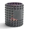 Bougeoir bubble noir Ø7,8cm < Gifi Discount