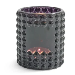 Bougeoir bubble noir Ø7,8cm < Gifi Discount