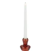Bougeoir forme champignon verre Ø6XH7 cm (3 modèles rouge/vert/jaune) < Gifi Clearance