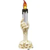 Bougeoir Halloween décoratif main squelette LED H15cm (2 modèles) < Gifi Clearance