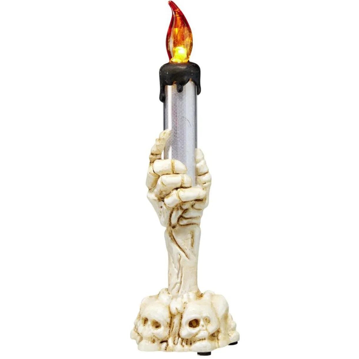 Bougeoir Halloween décoratif main squelette LED H15cm (2 modèles) < Gifi Clearance