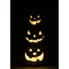 Bougeoir LED citrouille Halloween plâtre à peindre mini peinture 3ml x8 (2 modèles)