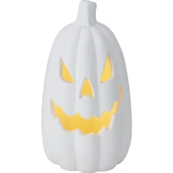 Bougeoir LED citrouille Halloween plâtre à peindre mini peinture 3ml x8 (2 modèles)