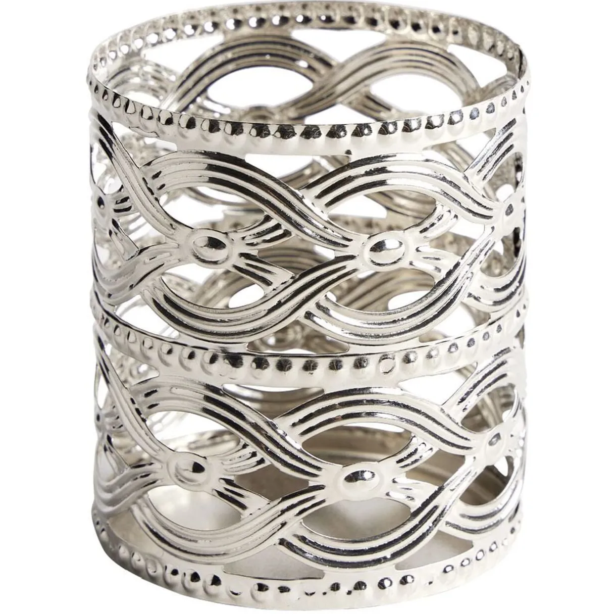 Bougeoir métal ajouré H.6,5 cm < Gifi Discount